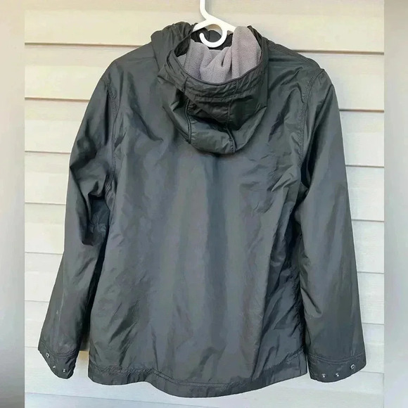 Carhartt Women’s Fleece Lined Hooded Full Zip Nylon Black Jacket Sz L - Picture 4 of 16